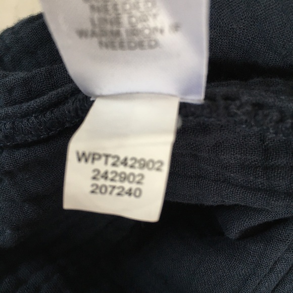 NWT J JILL Pull-on Navy Drawstring Pants Sz Small Petite - Picture 10 of 13